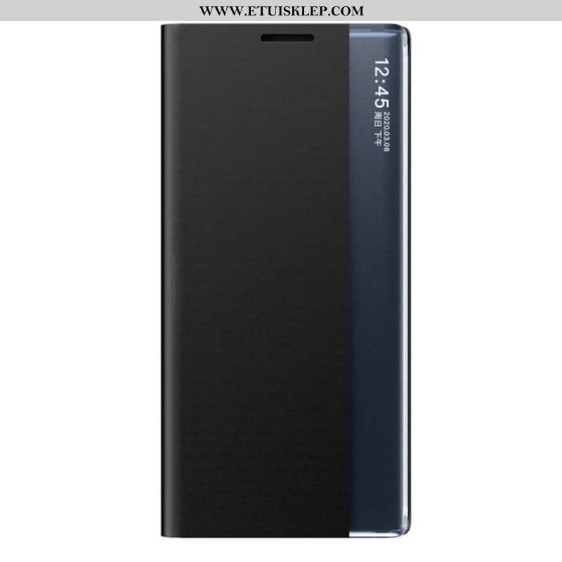 Etui Na Telefon do Samsung Galaxy S21 Ultra 5G Tkanina Ze Sztucznej Skóry